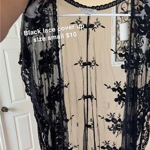 Shorts and dress shirt/cover up